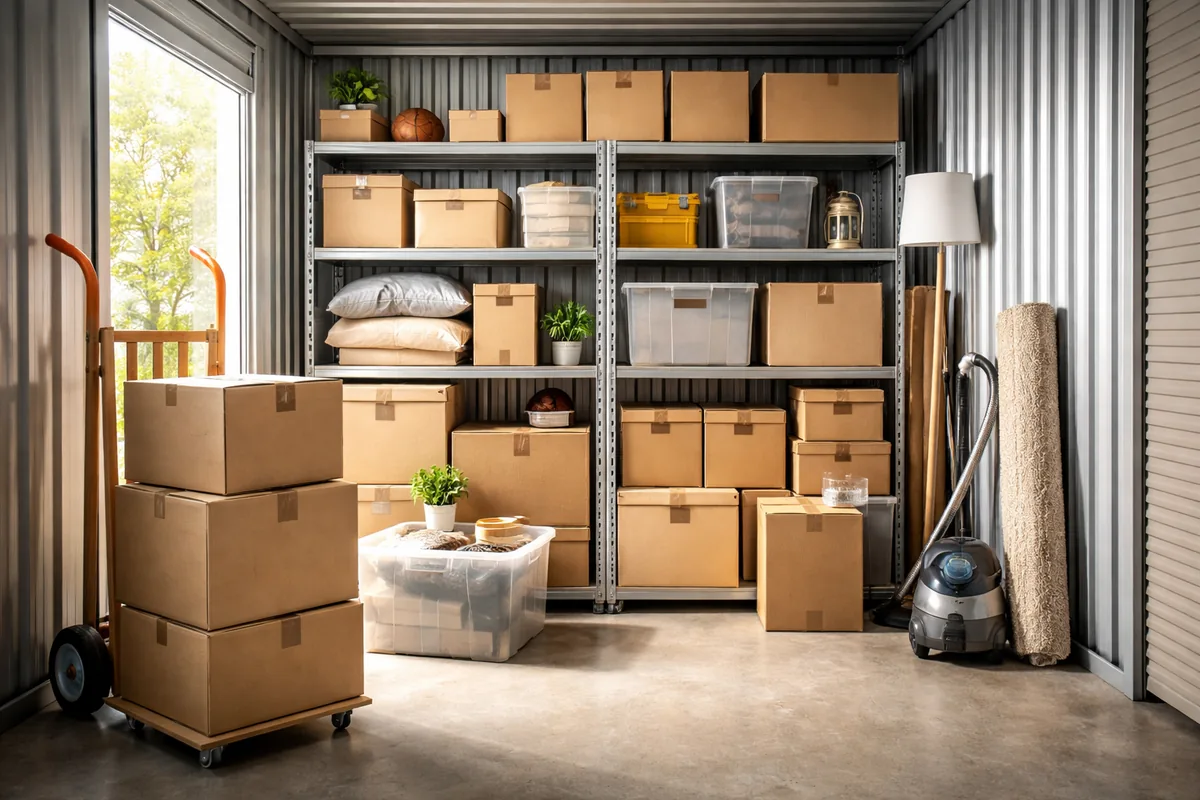 Comment organiser un espace de stockage avant un déménagement