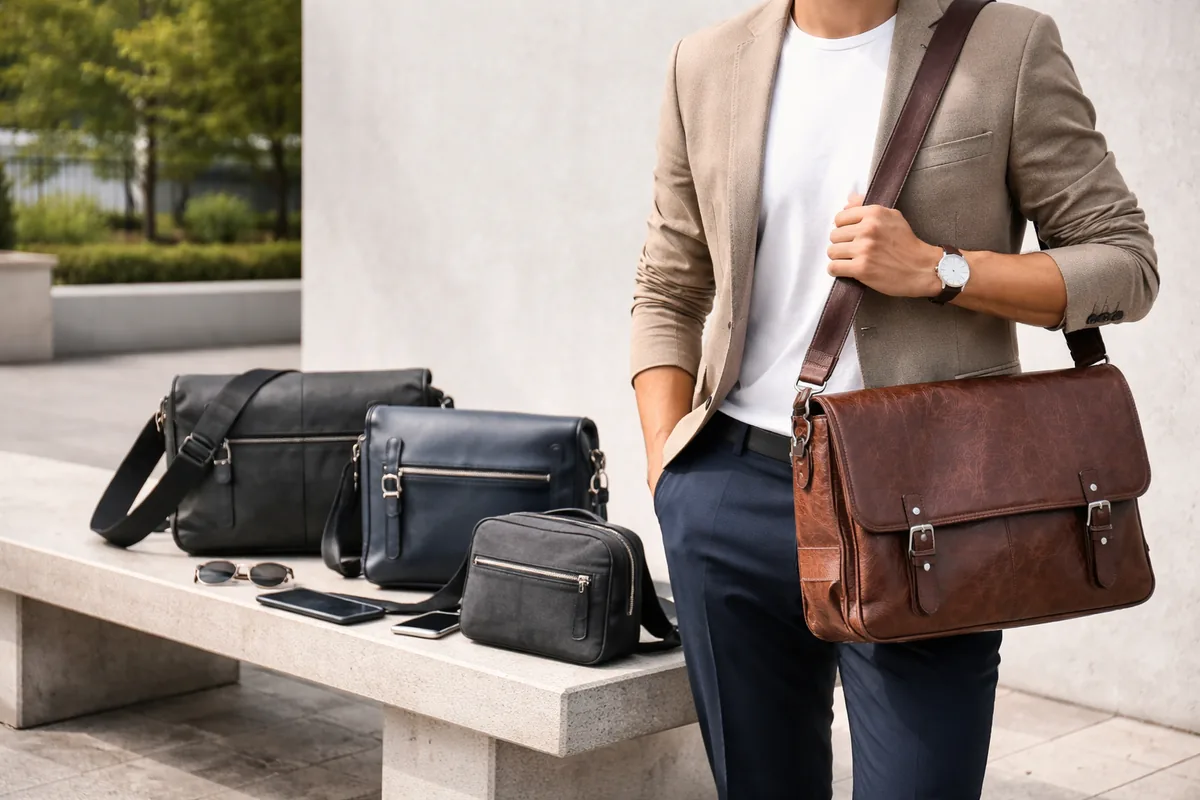 Choisir la sacoche idéale pour homme : guide complet