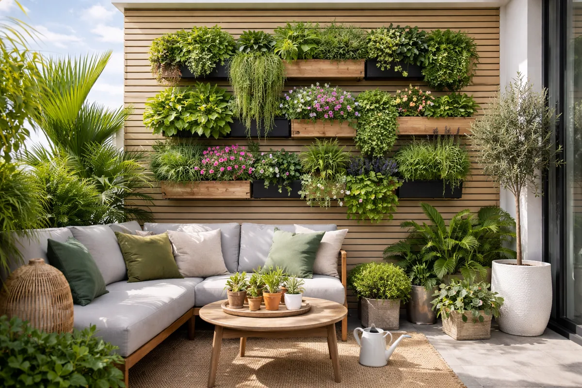 Comment créer un jardin vertical sur votre terrasse