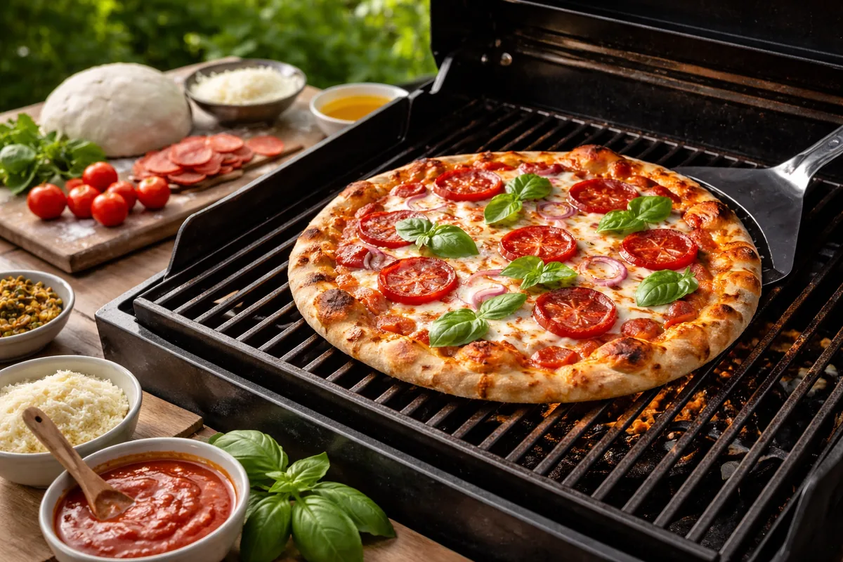 Comment faire une pizza maison en utilisant des méthodes de cuisson au grill